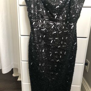 NWT Banana Republic strapless sequined dress 12